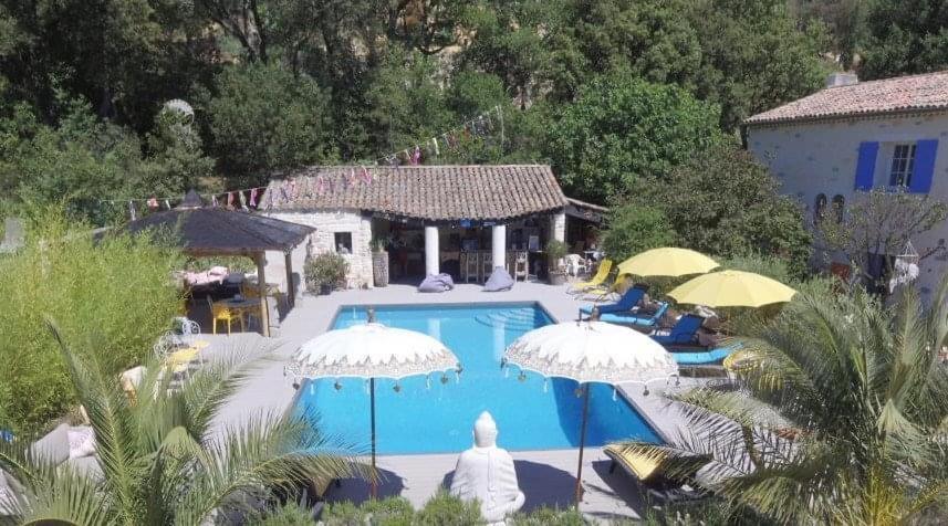Bastide Du Bonheur Saint Donat Acomodação com café da manhã Gréoux-les-Bains Exterior foto
